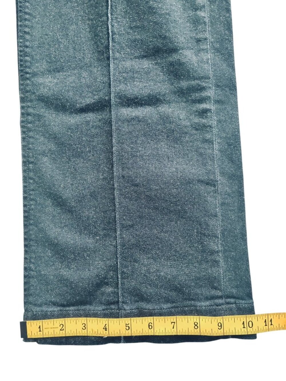 J.Crew High-Rise Trouser Jeans Premium Edition 30T Pintuck Dark Blue Work VGUC - Picture 12 of 15